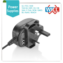 Factory Wholesale 17v 24v 1.5a direct plug-in ac UK adaptateur secteur